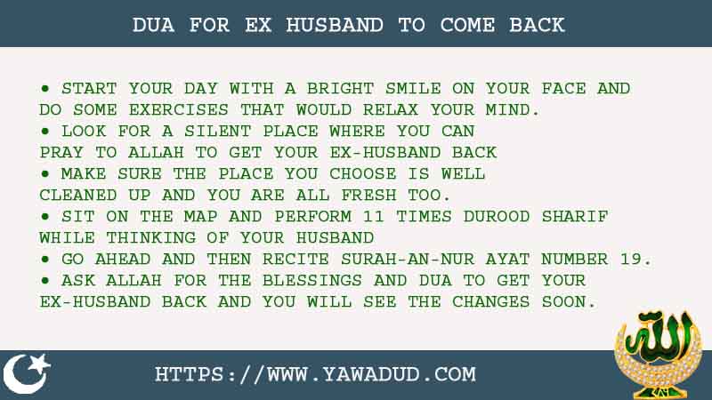 6 Powerful Dua For Ex Husband To Come Back