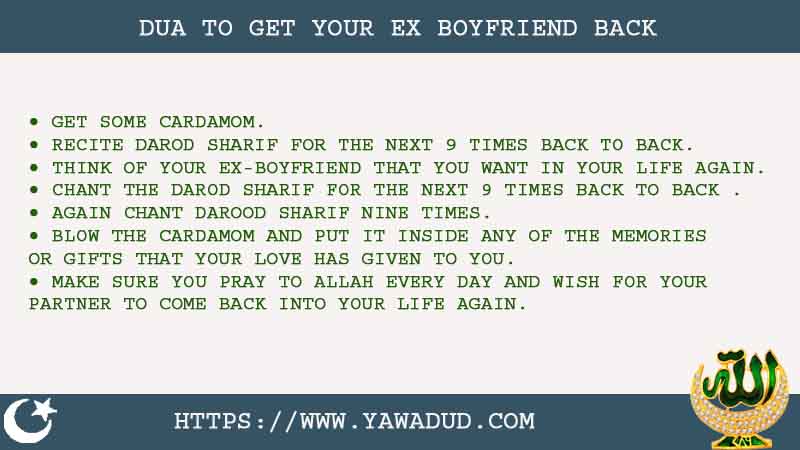 7 Powerful Dua To Get Your Ex Boyfriend Back