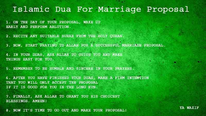 8 Amazing Islamic Dua For Marriage Proposal