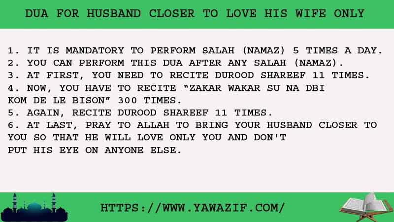 6 Best Dua For Husband Closer To Love His Wife Only