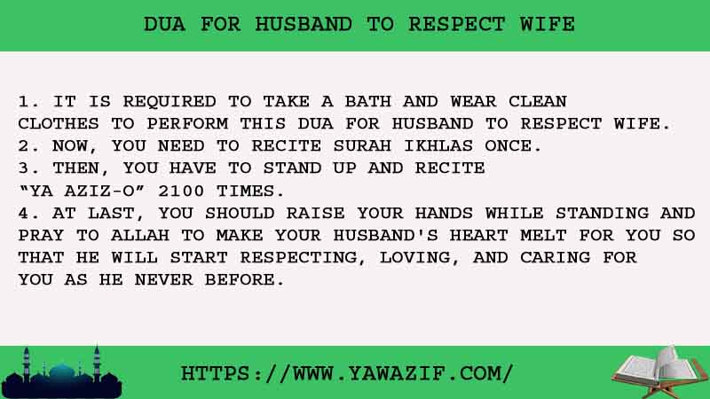 4 Quick Dua For Husband To Respect Wife