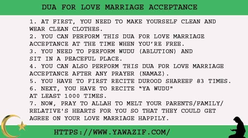 7 Powerful Dua For Love Marriage Acceptance