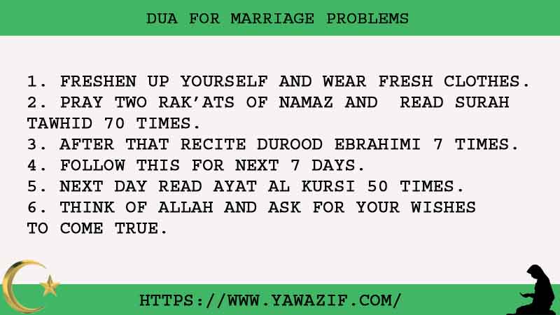 6 Strong Dua For Marriage Problems