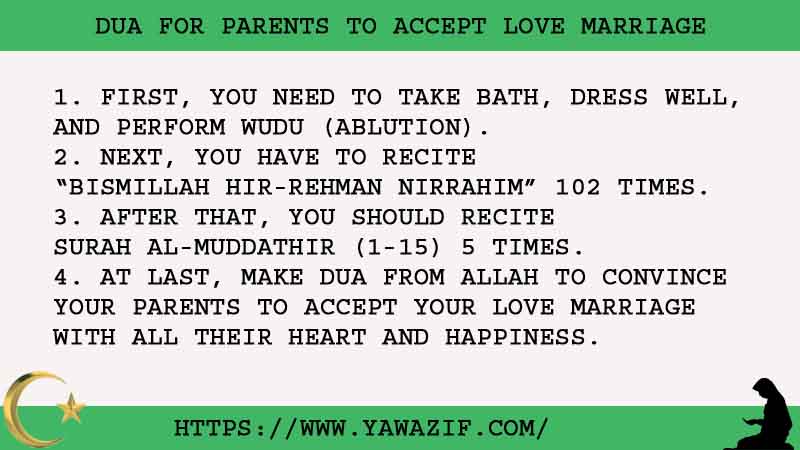 4 Strong Dua For Parents To Accept Love Marriage