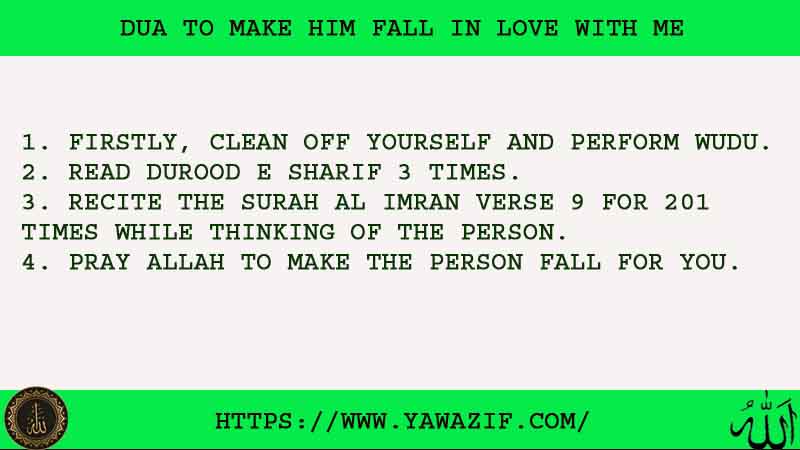 4 Tested Dua To Make Him Fall In Love With Me