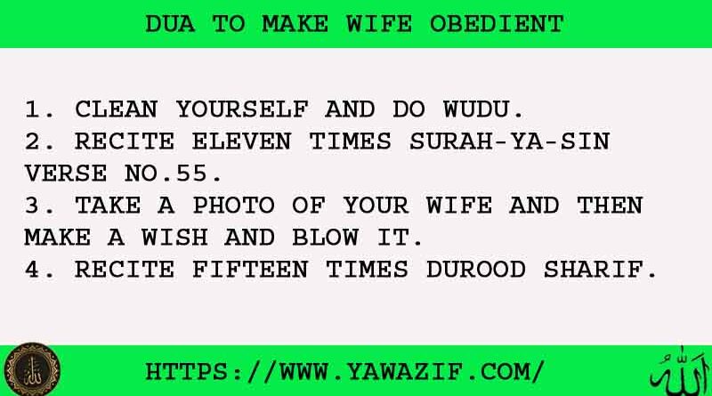 4 Best Dua To Make Wife Obedient