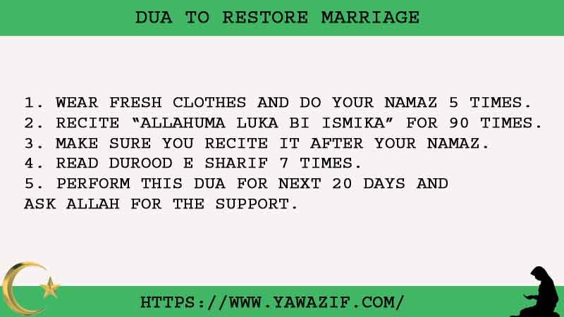 5 Genuine Dua To Restore Marriage 