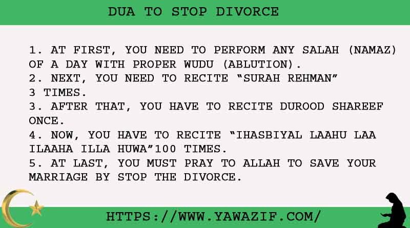 5 Amazing Dua To Stop Divorce