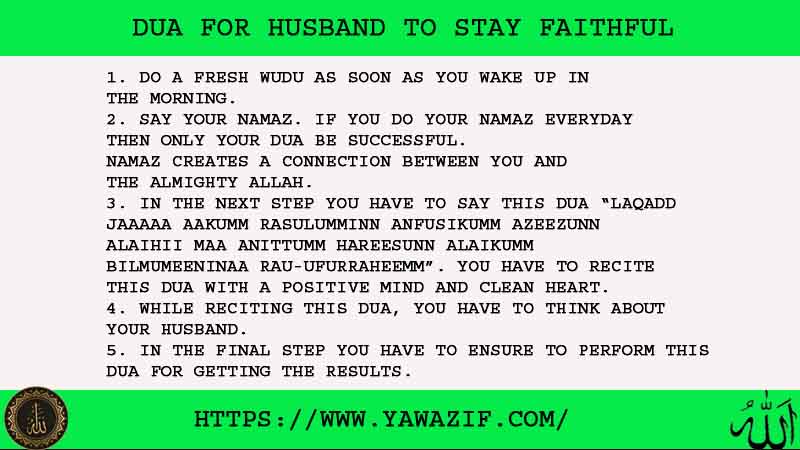 5 Powerful Dua For Husband To Stay Faithful