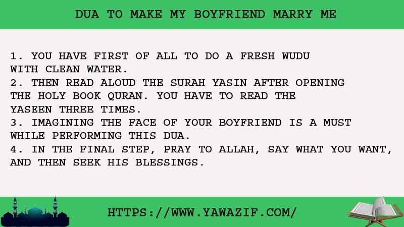 4 Powerful Dua To Make My Boyfriend Marry Me