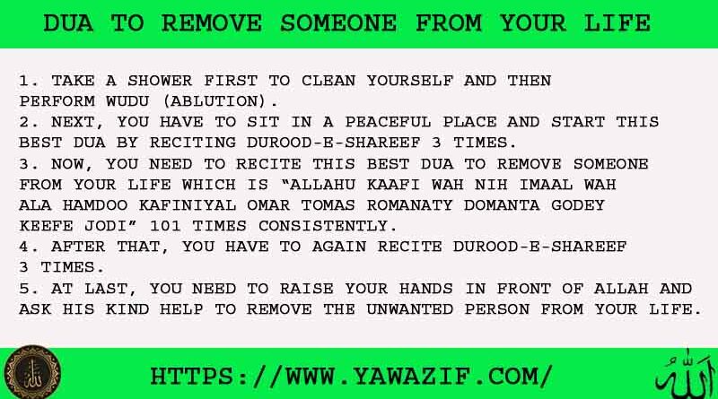 5 Tested Dua To Remove Someone From Your Life