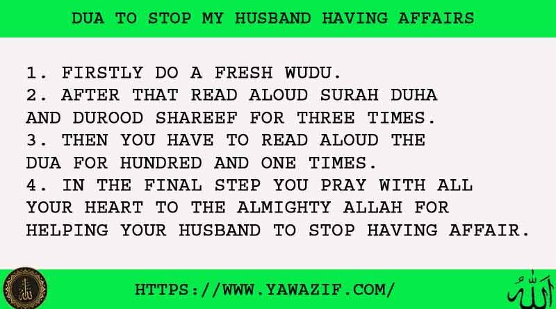 4 Miracle Dua To Stop My Husband Having Affairs