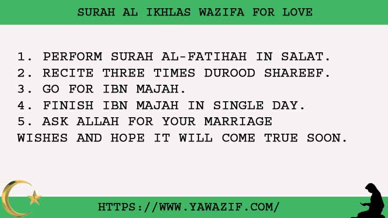 5 Strong Surah Al Ikhlas Wazifa For Love